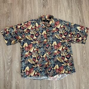 Men’s Tropical Button Up